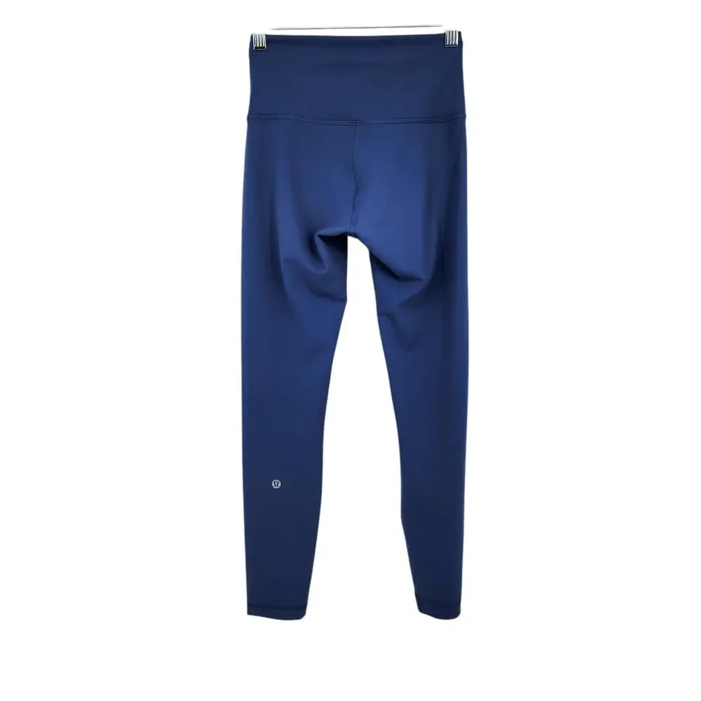 Lululemon Cerulean Blue Wunder Train High Rise 28